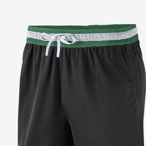 Short d'été unisexe en maille 100% coton, double couche, décontracté, avec fermeture élastique à la taille, coupe ample, tenue décontractée, Offre Spéciale - Product Image 2