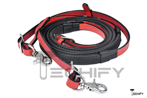Brida Halter de equitación de cuero genuino de suministro directo de fábrica con acolchado de cuero negro producto ecuestre - Product Image 3