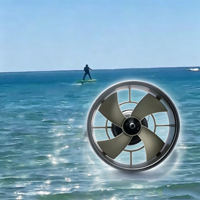 Moteur propulseur sous-marin APISQUEEN en alliage d'aluminium U60 4000W 40kg de poussée 48V pour hydrofoils, planches de surf électriques et Efoil