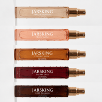 Flacon de parfum de voyage 10 ml en verre carré, mini vaporisateur rose doré, pompe OEM ODM OBM, Europe, Dubaï, vente en gros