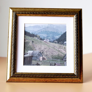 Nhà Máy Bán Hàng Trực Tiếp Khung Cổ <span class=keywords><strong>Baroque</strong></span> Vàng Mini Nhựa Cổ Điển Hình Ảnh Khung - Product Image 6