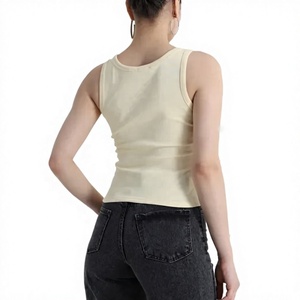 เสื้อกล้ามผู้หญิง Ever Glow รุ่นใหม่สำหรับฤดูใบไม้ร่วง คอวี แขนสั้น สวมใส่สบาย ไซส์ใหญ่ ระบายอากาศได้ดี เป็นมิตรต่อสิ่งแวดล้อม ผ้าไม่เป็นขุย แห้งไว - Product Image 3