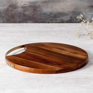 Wooden Platter Vintage Design <b>Serving</b> <b>Tray</b> for Home or Special Occasions Stoneware Dishes - Product Image 2