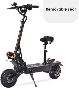 Nuevo Scooter Eléctrico para Adultos de 60V30AH Más Vendido, Motor de Doble Tracción de 5600W, Velocidad de 50 MPH, 55-60 Millas, Llantas Anchas, Plegable con Asiento - Product Image 2