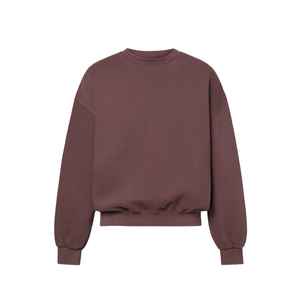 Sweat-shirt à col rond en molleton français surdimensionné 100% coton, streetwear de luxe, sweat-shirt à col rond pour homme - Product Image 1