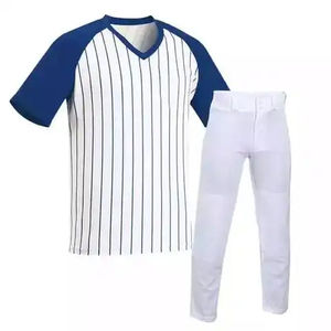 Uniforme de baseball personnalisé ODM OEM de haute qualité Maillot imprimé à rayures en polyester 100% avec logo et couleurs personnalisés pour adultes - Product Image 3