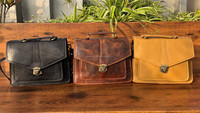 Tas selempang kulit sapi multi fungsi klasik kustom tas selempang kulit sapi asli kualitas Premium tas tangan pegangan atas wanita mewah