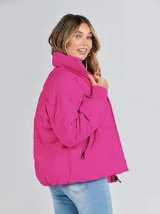 <b>Women</b> puffer <b>jackets</b> warm insulated padded stylish fashion quilted winter outerwear <b>lightweight</b> casual coat <b>women</b> puffer <b>jackets</b> - Product Image 2