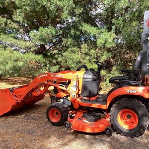 2025 Kubota BX23S 4WD 23HP Diesel with Loader, Backhoe & <b>Mower</b> Ready to Work Austria Made Fast Delivery - Product Image 1