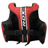 Protection de Poitrine de Haute Qualité pour l'Entraînement MMA, Protection du Corps, Protection du Ventre, RDX Aura Plus T-17 en Cuir Mayahide