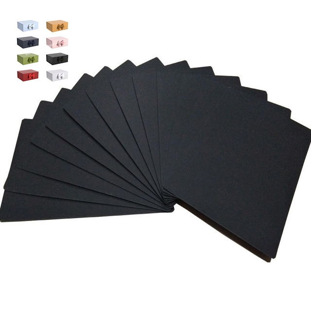 Black Virgin Wood Pulp Thick Paperboard Photo Album Board Black Cardboard with Excellent Quality