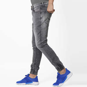 Top Selling <b>Men's</b> Mid <b>Waist</b> <b>High</b> Street Style Polyester/Cotton Quick Dry Breathable Sustainable <b>Jeans</b> - Product Image 5