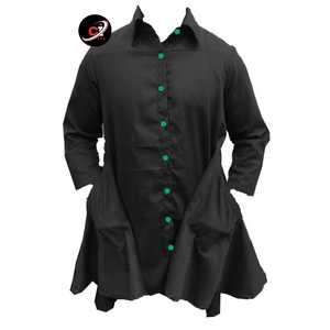 Ropa sin mangas ligera de verano para mujer, camisa suelta, Alpha Kapa Alpha, cuello abotonado, nuevos diseños de moda, vestidos de algodón elástico - Product Image 5