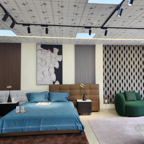 Artistic Design Acoustic Panels Anti-Sound Absorption Polyester Fiber Wall Panel for Warehouse School Decoration Vietnam