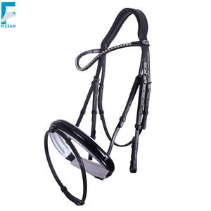 Bride d'équitation en cuir en gros OEM fabriquée au Pakistan Bride d'équitation équestre pour chevaux - Product Image 2