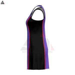 Uniformes de Netball Transpirables de Alta Calidad con Estampado Digital, Tallas Grandes, 100% Poliéster, Unisex, Tallas para Adultos, Hechos en Pakistán, Nuevo Stock - Product Image 3