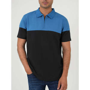 เสื้อโปโล ARAYA ODM ลำลอง ปักลายซิป สีเข้ม ลายเรียบ คุณภาพสูง ผ้าถัก ไซส์ 6XL ทรงปกติ Unze London - Product Image 4