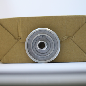 Conector de brida de aluminio de precisión mecanizado CNC personalizado, accesorio de disco roscado, superficie pulida, servicios de fundición estándar ISO - Product Image 2