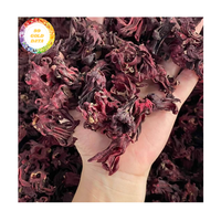 Fleurs d'hibiscus séchées Matériau de haute qualité pour le brassage du thé Boissons froides et utilisations culinaires gastronomiques Vietnam