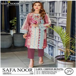 Alta calidad Indio pakistaní bordado césped camisa gasa Dupatta algodón pantalones nueva llegada impreso adulto colección - Product Image 5