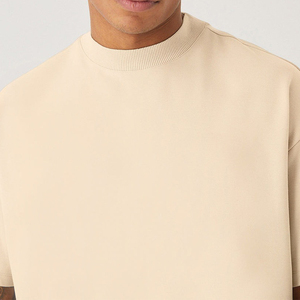 Offre Spéciale hommes col rond goutte épaule à manches courtes imprimé T-shirt hommes Street Wear Hip Hop motif personnalisé poids lourd T-shirts - Product Image 1