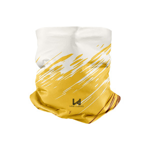 Cache-cou thermique d'hiver unisexe W4G personnalisé, réglable, en acrylique épais tricoté avec broderie 3D, pour sports de plein air et cyclisme - Product Image 3