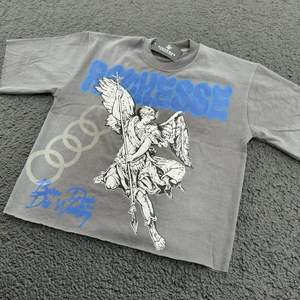 T-shirts personnalisés en tricot surdimensionné, coupe ample, col rond, manches courtes, écologiques, anti-froissement, séchage rapide, respirants - Product Image 5