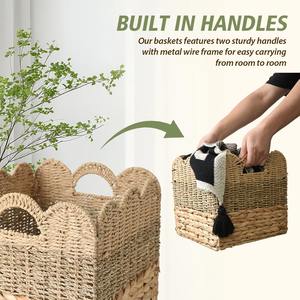 Cesta de Almacenamiento para Estante de Cubos, Cesta de Almacenamiento Hecha a Mano, Ecológica, Hecha en Vietnam - Product Image 5