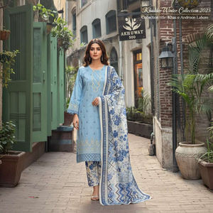 Traje de 3 piezas Khaddar sofisticado de alta calidad: la combinación perfecta de comodidad y clase 2025 - Product Image 2