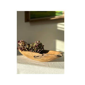 <b>Carved</b> Wood Dough Bowls Christmas Home Decoration with Bread Fruits <b>Candles</b> for Bulk Decorations items - Product Image 4