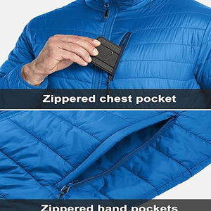 Chaqueta de Invierno Acolchada para Hombre, Última Moda, Precio al por Mayor, Talla Grande, Logotipo Personalizado, Cuello Redondo - Product Image 4