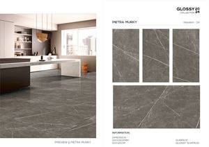 Azulejos superesmaltados, azulejos de porcelana de hotel con acabado mate para baño y baño, pared y suelo de 600x1200mm - Product Image 5