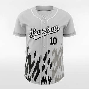Matériel d'équipe de haute qualité en sergé boutonné en gros Maillot de baseball personnalisé sublimé bon marché pour hommes - Product Image 1