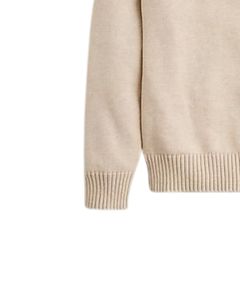 Manufacturer Customized <b>Mens</b> Quarter Zip <b>Knit</b> Sweater Solid Smooth <b>Knit</b> High Neck Warm Winter Casual Pullover OEM Custom - Product Image 6