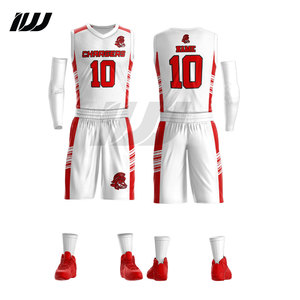 Uniforme de Baloncesto en Oferta, Uniformes Deportivos de Baloncesto Personalizados, Conjunto de Camiseta y Pantalones Cortos de Baloncesto Sublimados - Product Image 2