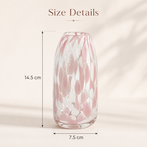 Vaso in Vetro Artistico Soffiato a Mano, Vaso Colorato <span class=keywords><strong>con</strong></span> Macchie per Centrotavola Matrimoniale, Decorazione per Casa, Hotel e Tavolo, Vendita all'Ingrosso - Product Image 2