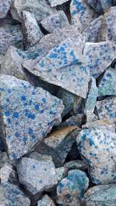 Pierre de jaspe azurite bleue de qualité supérieure, k2nite, directement de la mine, décoration d'intérieur pour la guérison, l'amour et le style religieux - Product Image 5