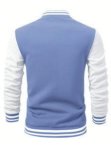 Custom Varsity <b>Jacket</b> Winter High Quality <b>Leather</b> Sleeves College Baseball Letterman Wool Varsity <b>Jacket</b> for <b>Men</b> - Product Image 2