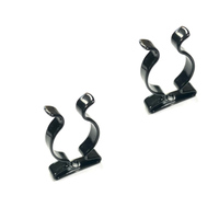 Clips à ressort industriels personnalisés en acier zingué pour support de câble de plafonnier avec tolérance de haute précision