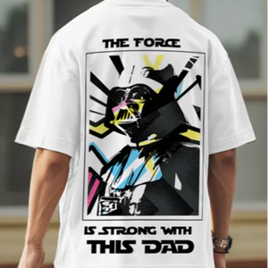 T-shirt pour homme à épaules tombantes, surdimensionné, best-seller, 100% coton, imprimé graphique, logo personnalisé, options multicolores, épais 240 GSM - Product Image 3