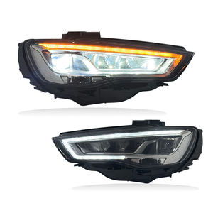 Conjunto de Faros LED para Audi A3, Modelo 2014-2016, Sistema de Iluminación Automotriz, Accesorios para Automóviles con Forma de Bombilla H11, Compatible con Modelos 2017+ - Product Image 1