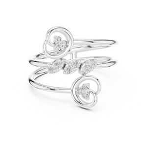 10K <b>Open</b> band adjustable fashion <b>ring</b> - Product Image 4