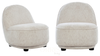Ensemble de meubles de salon modernes et luxueux, rembourrés, avec canapé et fauteuils confortables à accoudoirs droits, pieds en bois et dossier coussiné, Villa Mall