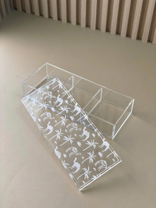 Nouvelle version cadeau musulman boîte de cadeaux islamique pour le Ramadan boîte de fichiers acrylique avec couvercle boîte acrylique Ramadan - Product Image 2