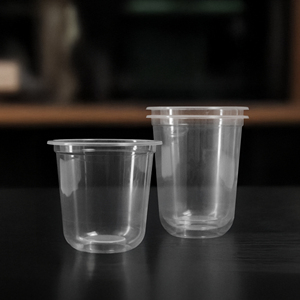 Vasos Desechables Transparentes de Pared Simple, Ecológicos, de Plástico PP, con Tapas de 95 mm de Diámetro para Bebidas Frías y Café, QUANG QUAN - Product Image 5