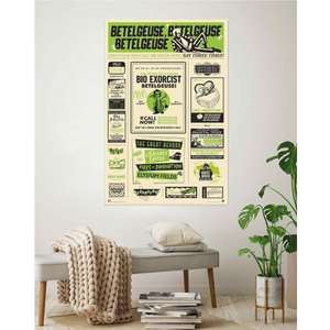 Póster de Beetlejuice 2 con marco de metal negro - Product Image 3