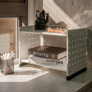 Estantería moderna de acero blanco, varias combinaciones para muebles para el hogar, sala de estar, dormitorio, Salón Escolar, estanterías de hierro duraderas - Product Image 1