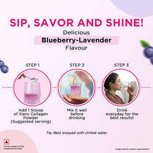 Suplemento Ayurvédico en Polvo de Colágeno Marino Hidrolizado Natural Siens de Dabur para una Piel Sana, Luminosa, Elástica y Bienestar - Product Image 4