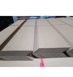 Paper & paperboard printing 90 degree Corrugated Paper Lock Style Corner Protector Angel Corner Edge Protector for Wholesale