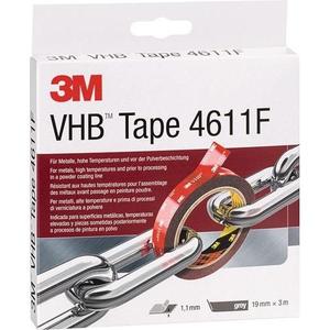 เทป VHB รุ่น 4611F สีเทาเข้ม 3M ความยาว 3 เมตร x กว้าง 19 มม. แบบม้วน - Product Image 1